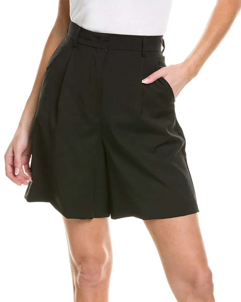 Max Mara Belbo Wool Short Black