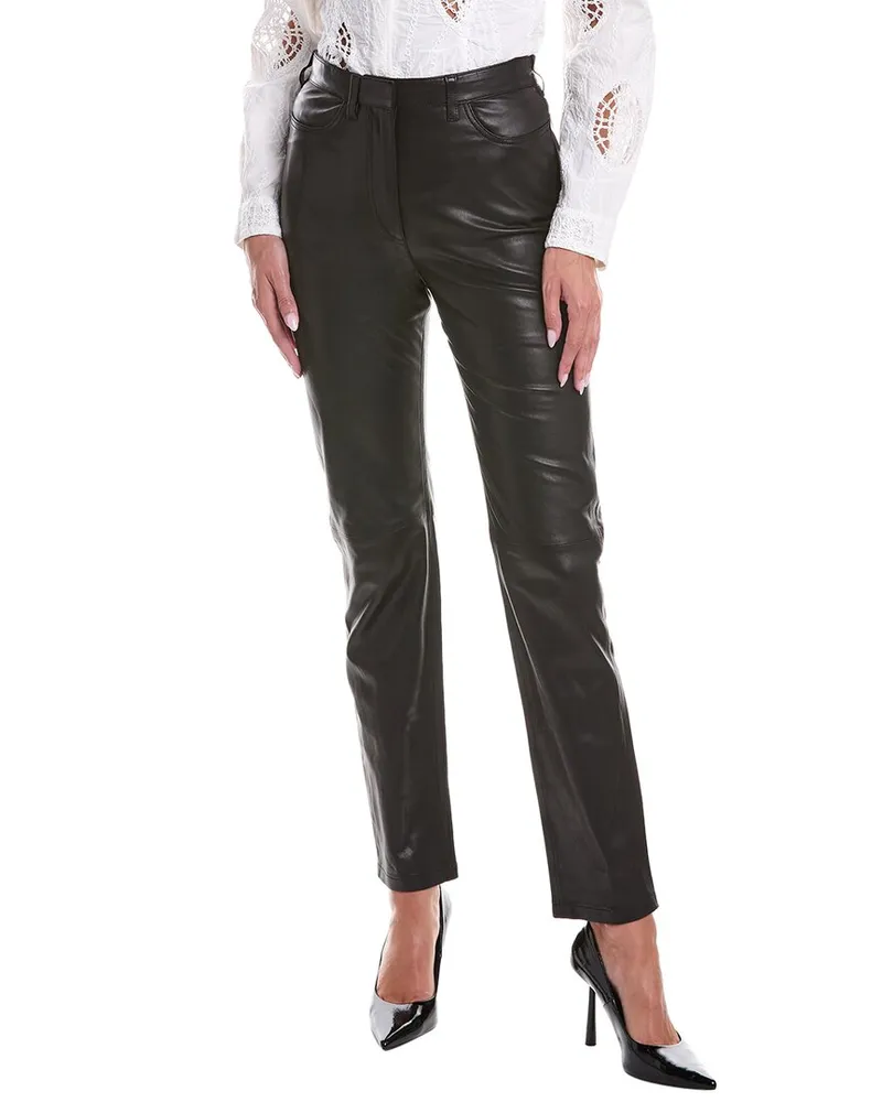 IRO Jalil Leather Pant Black