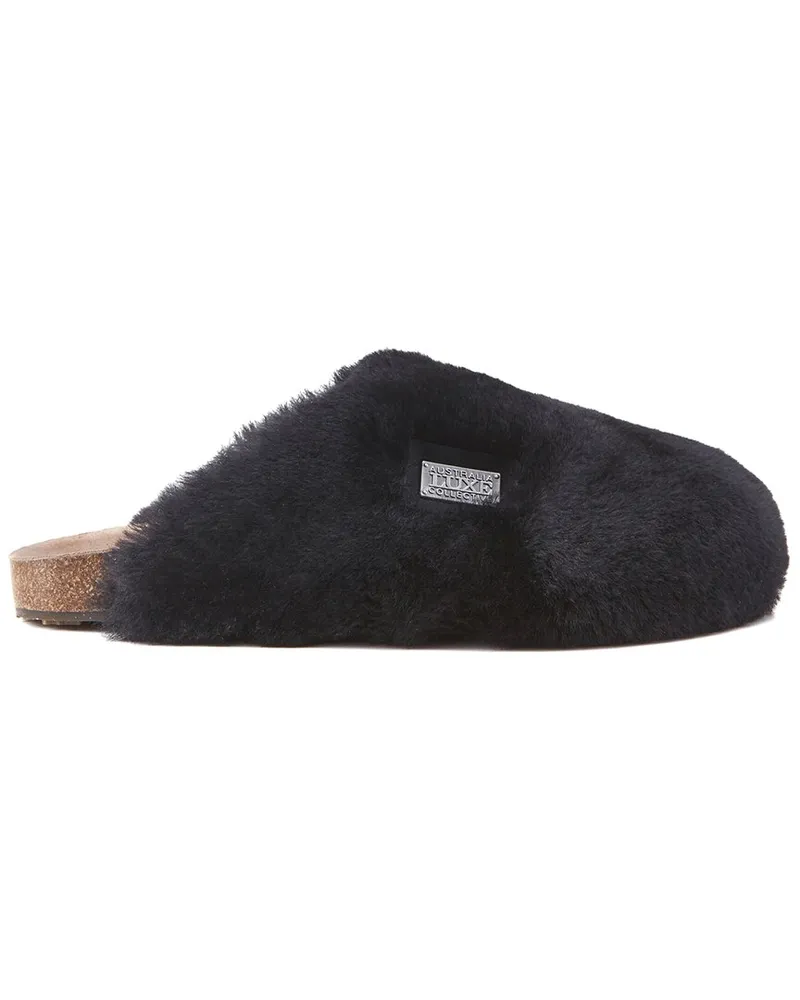 Australia Luxe Dreamer Suede Slipper Black