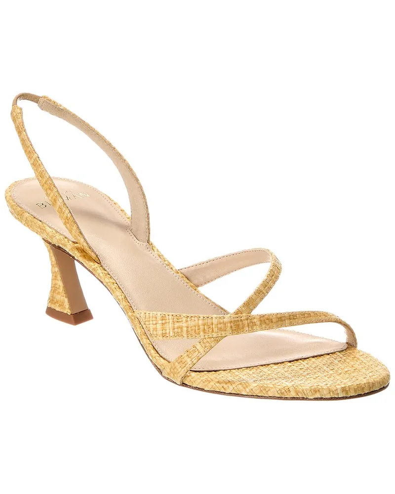 Alexandre Birman Tita Bell 60 Tweed Slingback Sandal Brown