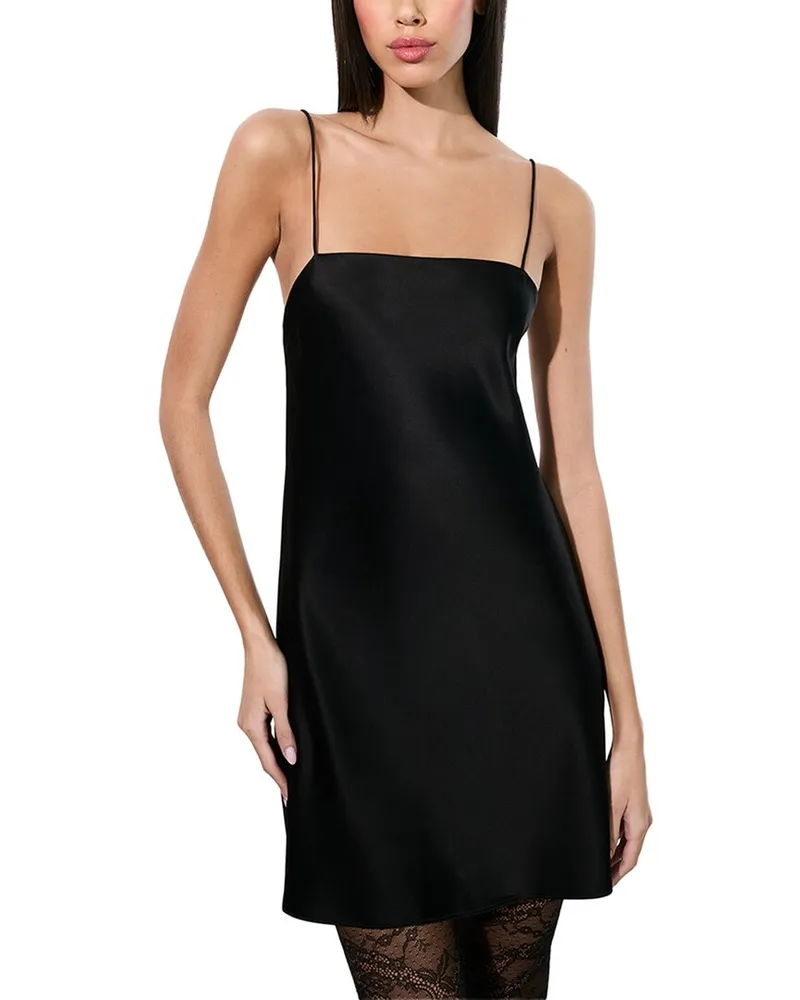 Alice + Olivia Noelie Cowl Back Mini Dress Nocolor