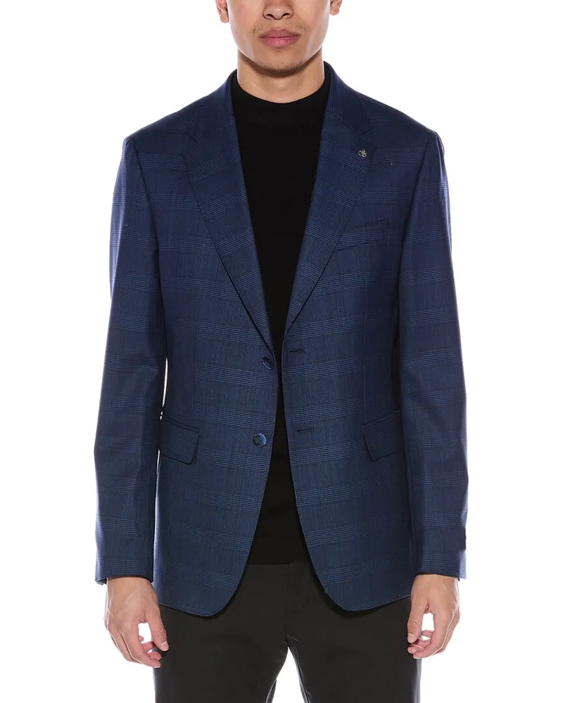 Scotch&Soda Modern Fit Wool-Blend Suit Jacket Blue