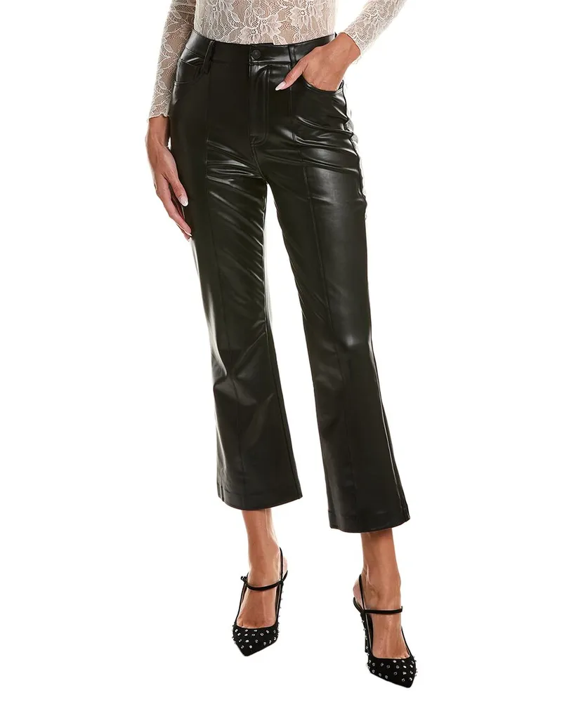 7 for all mankind High Waist Slim Kick Flare Jean Black