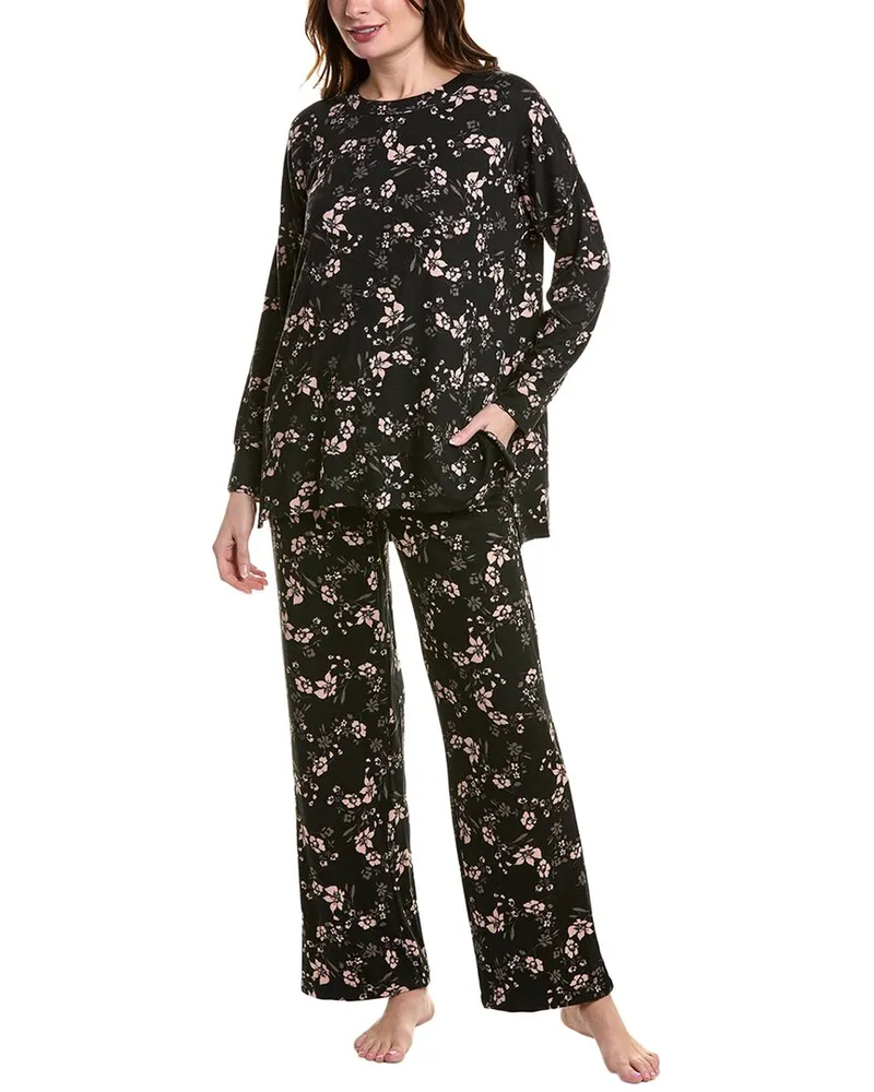 SANCTUARY 2pc Oversized Pullover & Pant Set Black