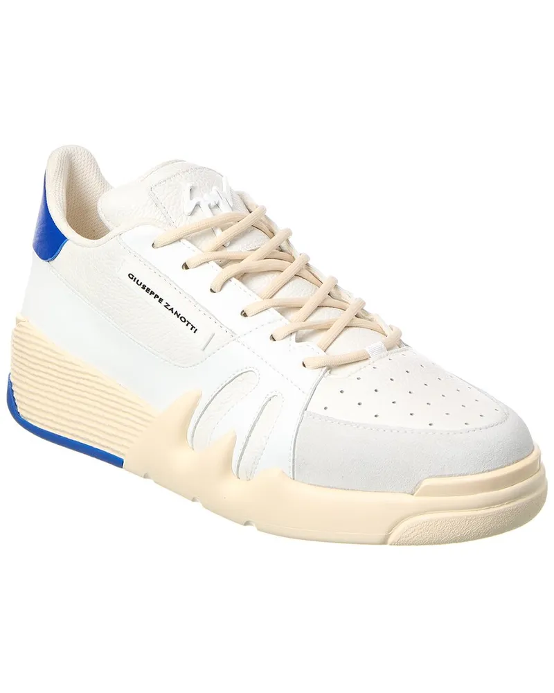Giuseppe Zanotti Talon Leather Sneaker White