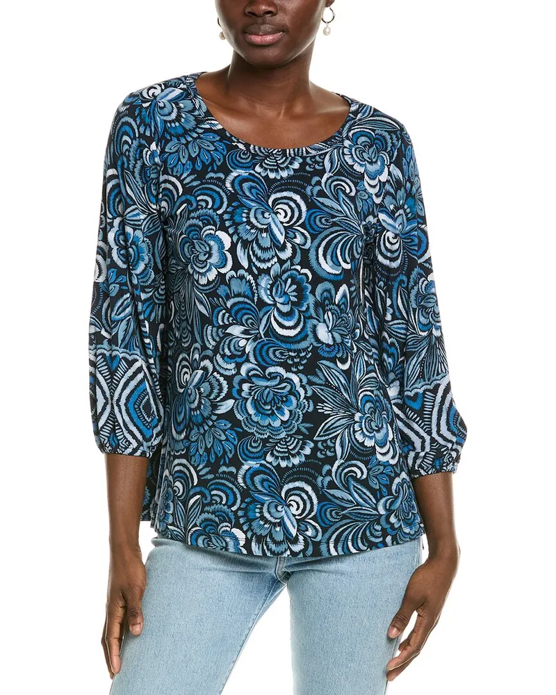 Johnny Was Janie Favorite T-Shirt Blue