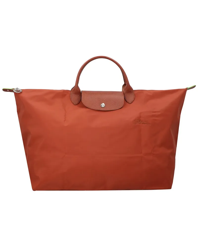 Longchamp Le Pliage Original Large Canvas Travel Bag Brown
