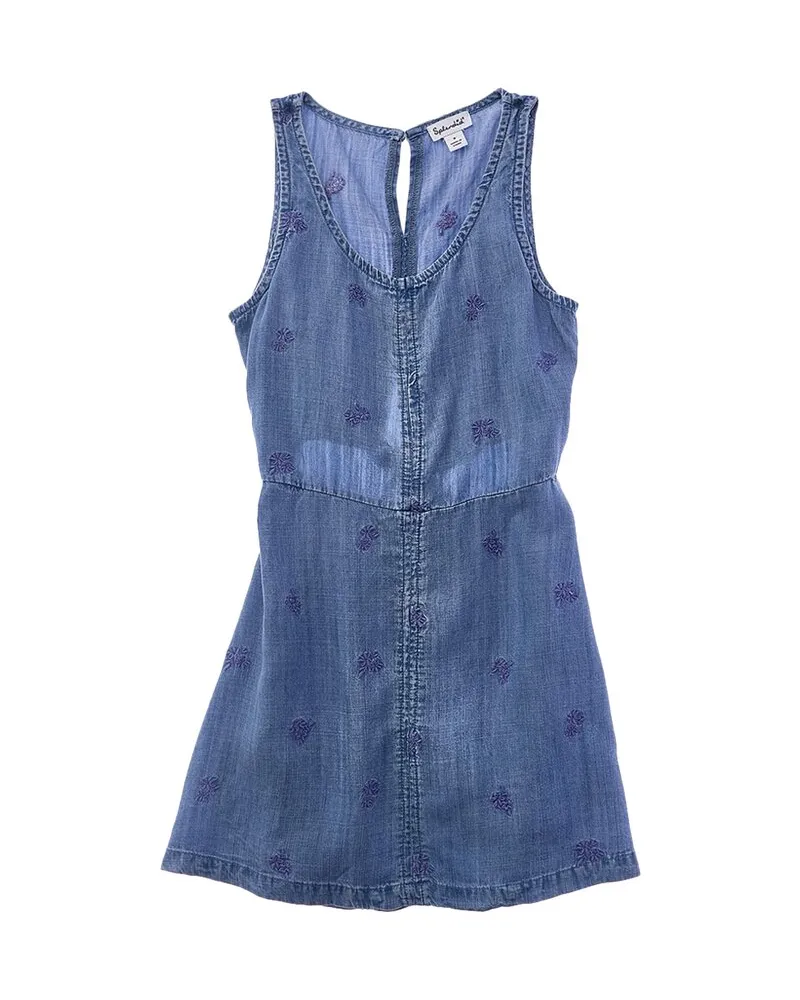 Splendid Tossed Flower Dress Blue