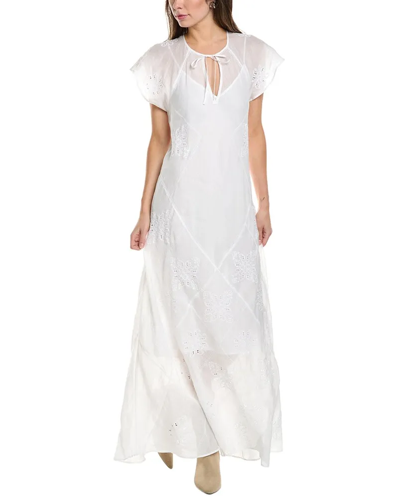 Rag & Bone Delancy Maxi Dress White
