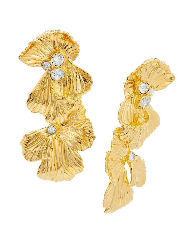 Chloé Flowers Earrings Gold