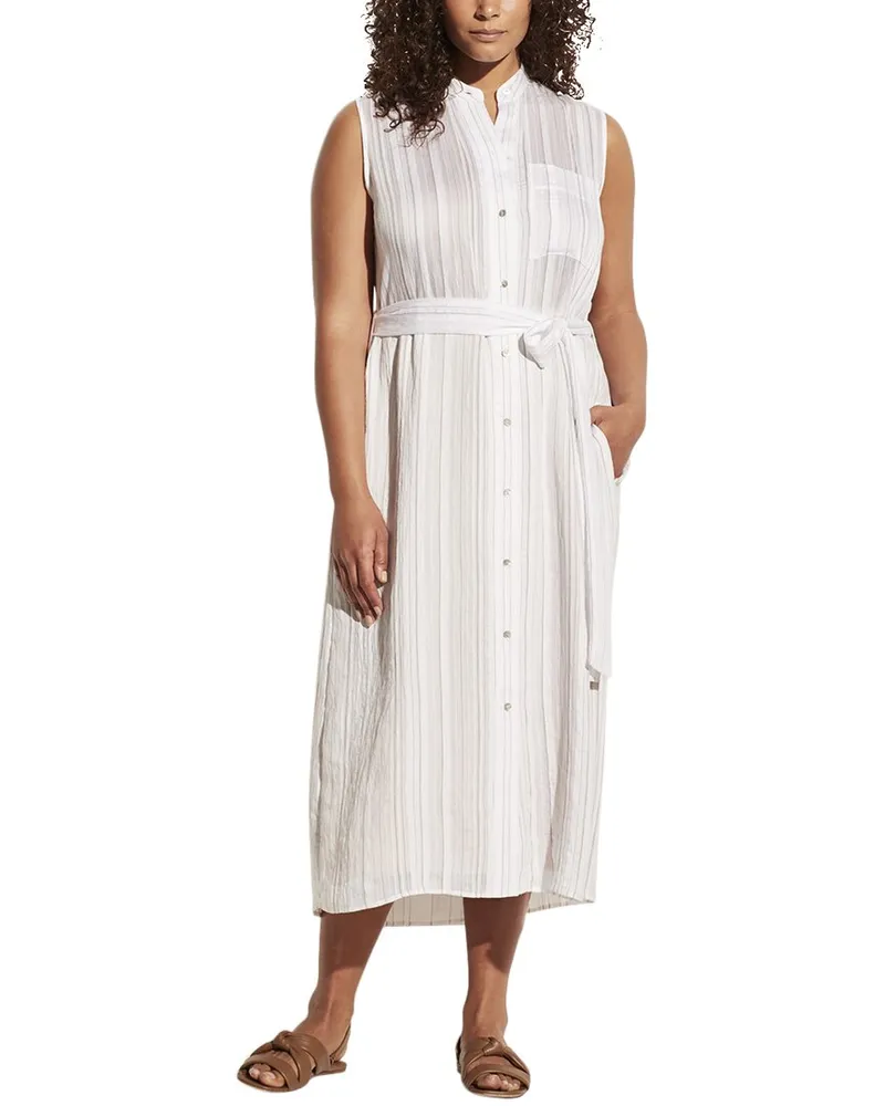 Vince Drapey Stripe Shirt Dress Nocolor