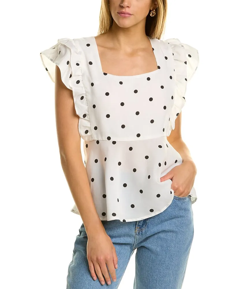 Olivia Rubin Elli Sleeveless Top White