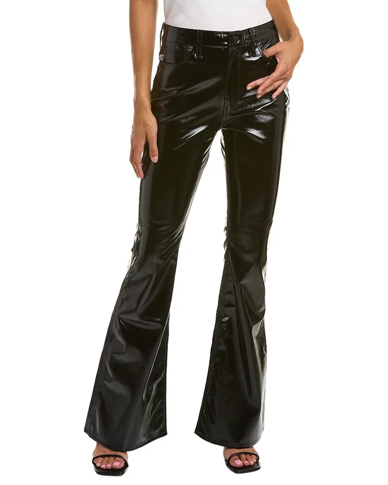 HUDSON Jeans Holly Black High-Rise Flare Jean Black
