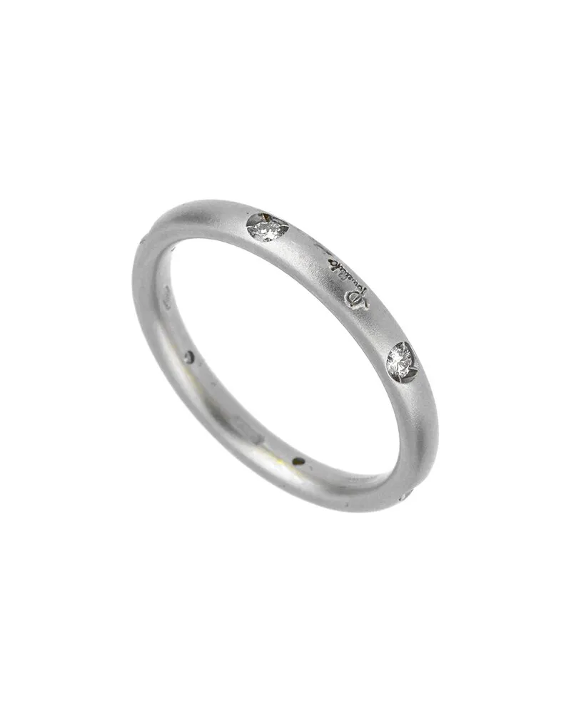Pomellato 18K 0.18 ct. tw. Diamond Matte Finish Ring (Authentic Pre-Loved Nocolor