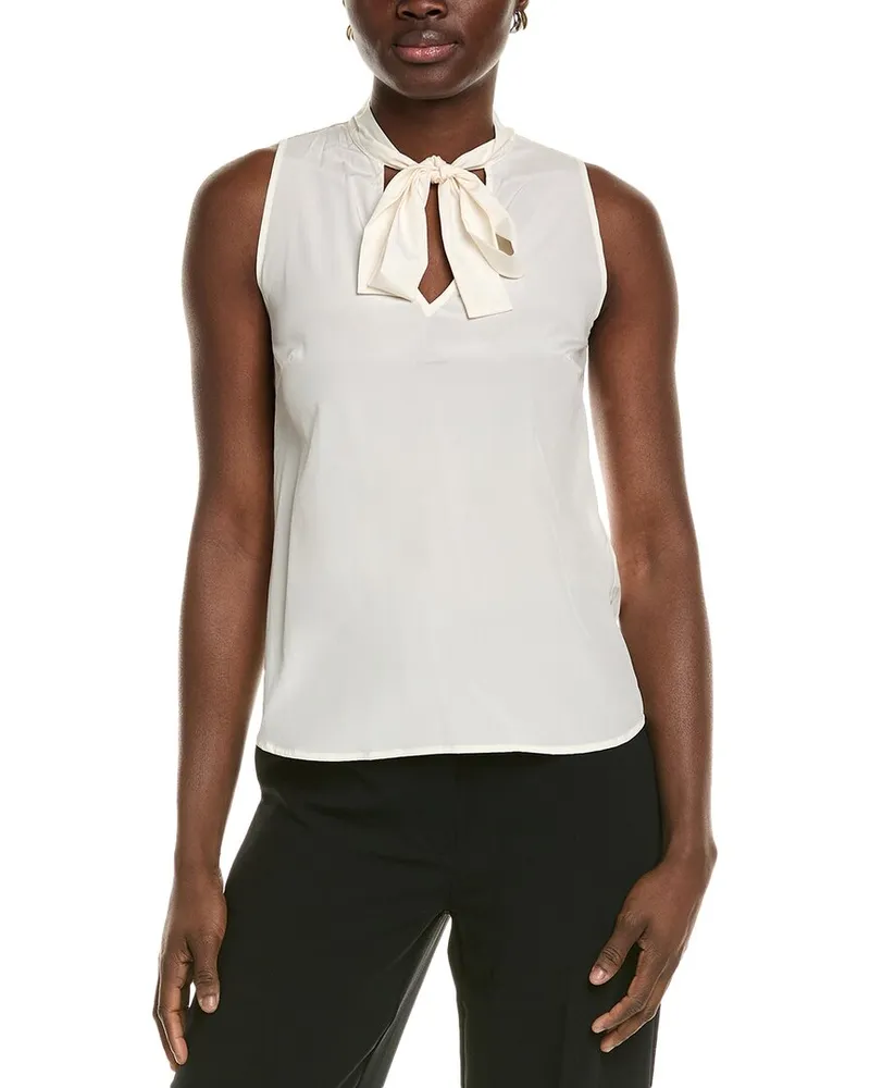 Peserico Silk-Blend Top White