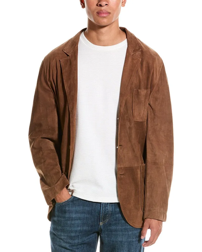 Brunello Cucinelli Leather Jacket Nocolor