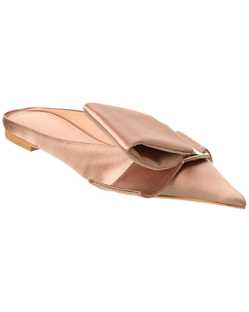 Ferragamo Emii T Satin Flat Pink