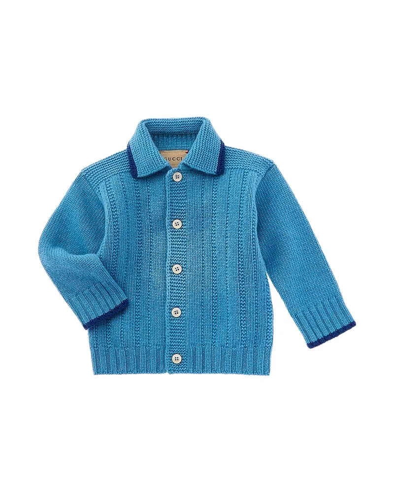 Gucci Wool Cardigan Blue