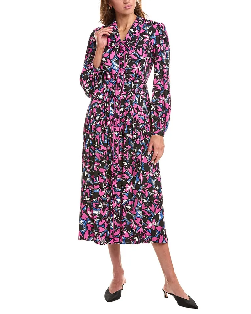 Diane von Furstenberg Porsha Shirtdress Purple