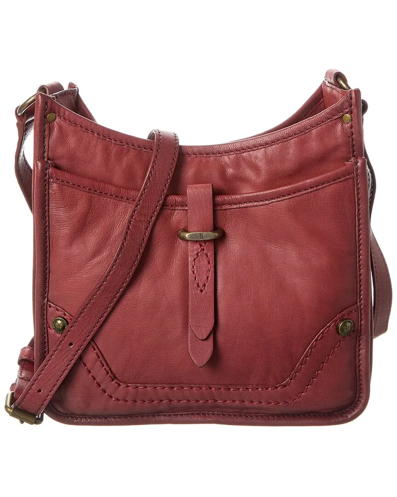 Frye Campus Leather Crossbody Red