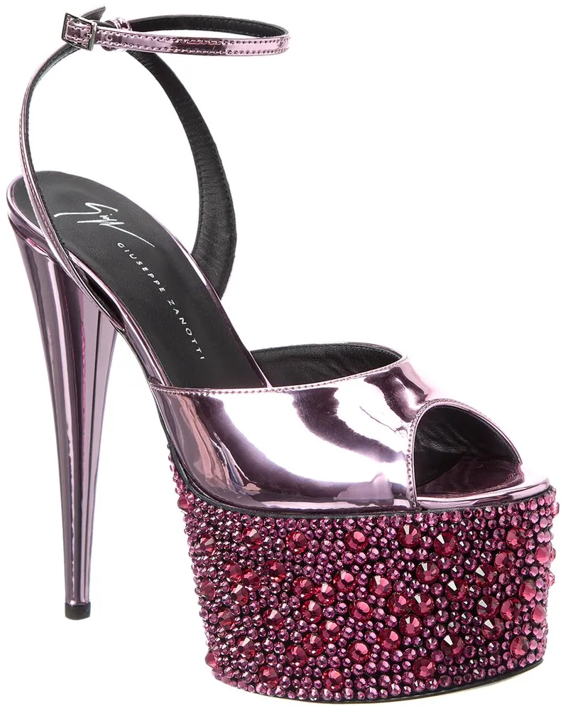 Giuseppe Zanotti Khalifa 90 Platform Sandal Pink