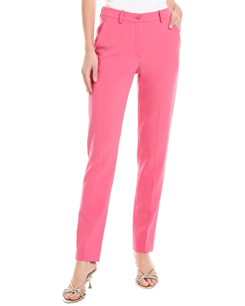 Michael Kors Samantha Wool-Blend Pant Pink