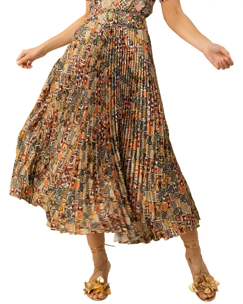 Hale Bob Aurelia Skirt Blue
