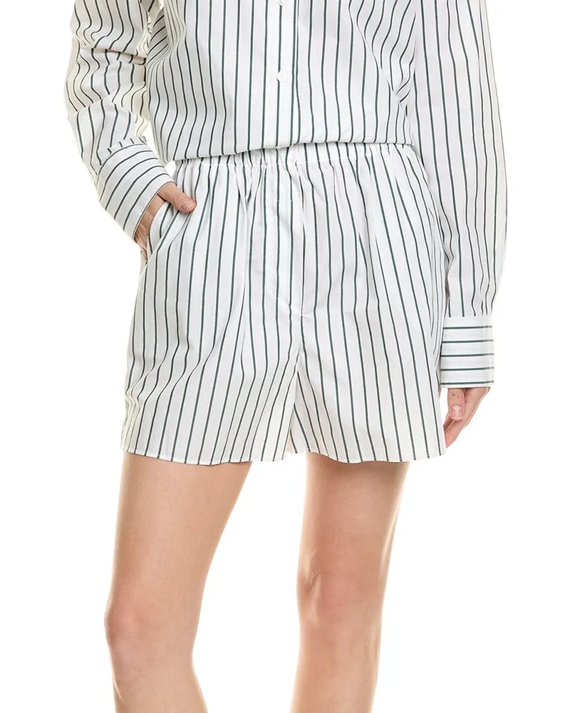 Enza Costa Striped Short White