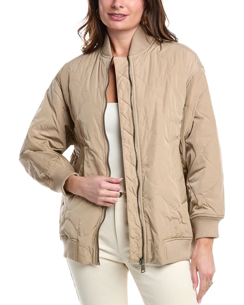 Max Mara Norel Quilted Jacket Beige