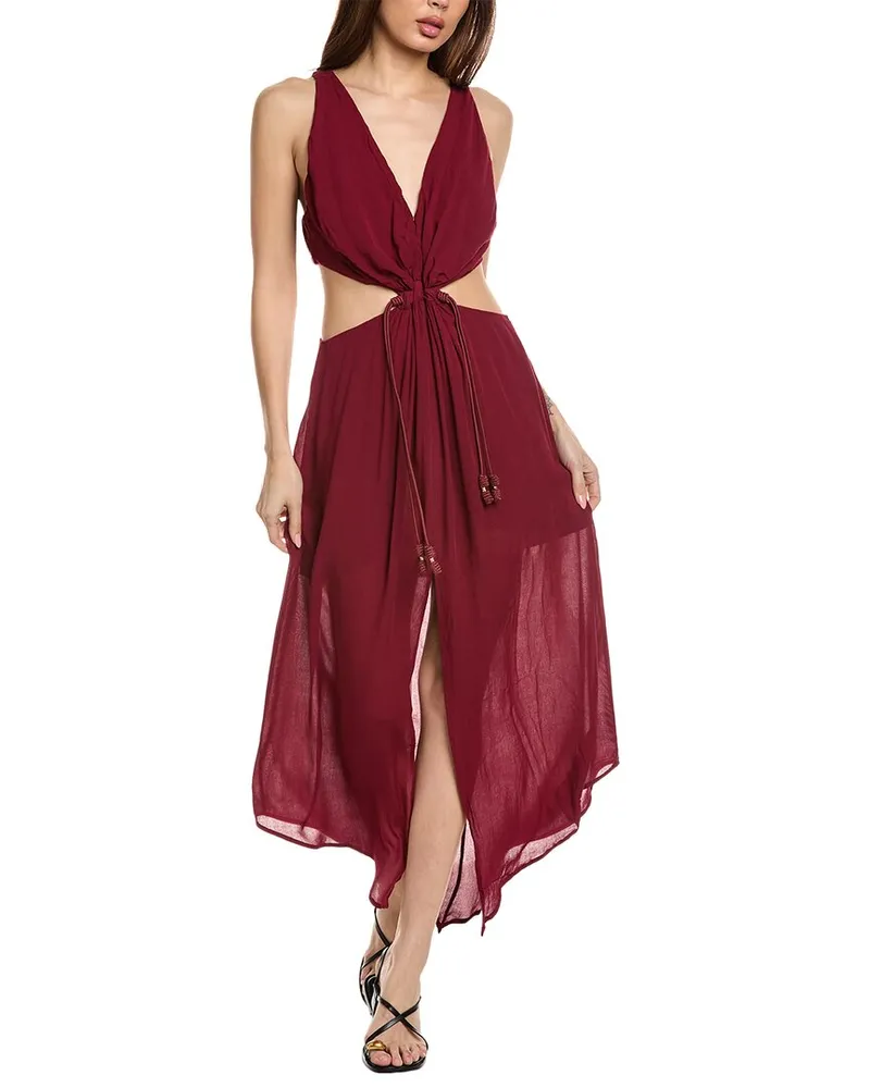 ViX Solid Nayara Detail Long Dress Nocolor