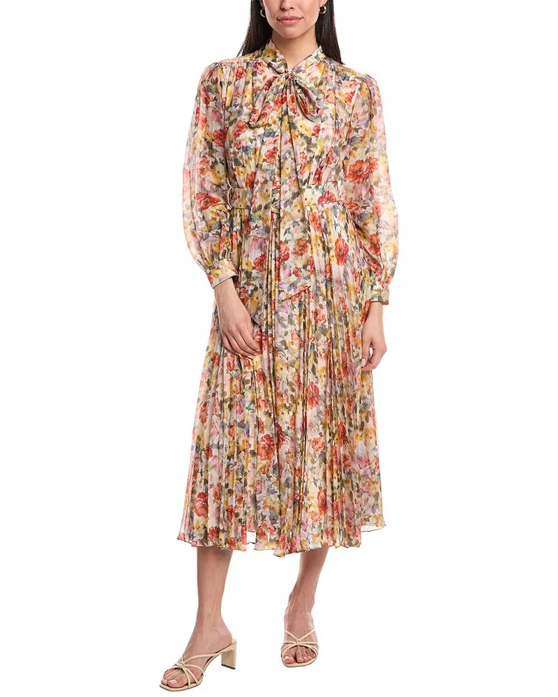 Mikael Aghal Midi Dress Pink