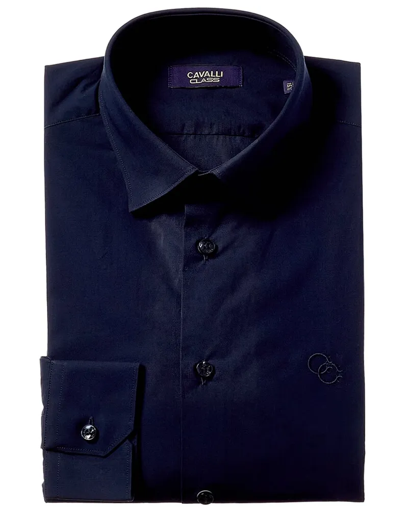 Roberto Cavalli Slim Fit Dress Shirt Nocolor