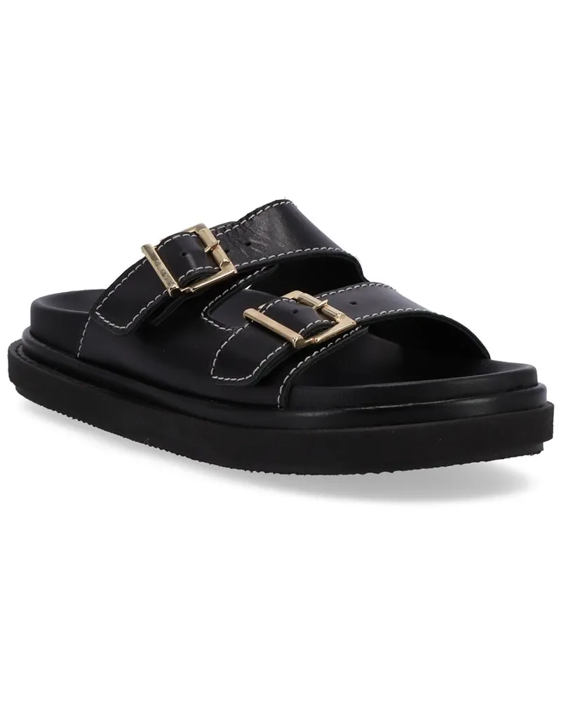 Alohas Buckle Strap Leather Sandal Nocolor