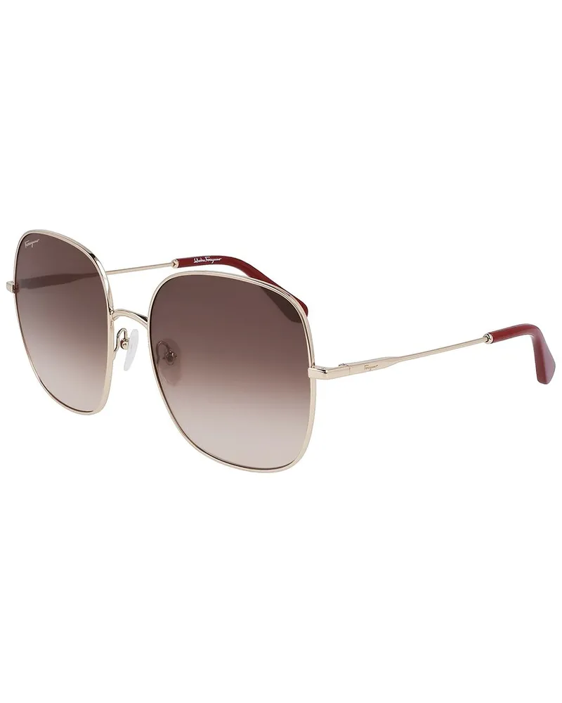 Ferragamo Women's SF300S 59mm Sunglasses Gold