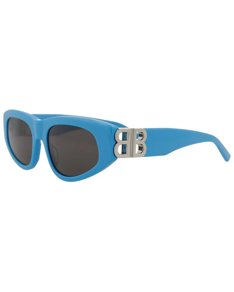 Balenciaga Women's BB0095S 53mm Sunglasses Blue