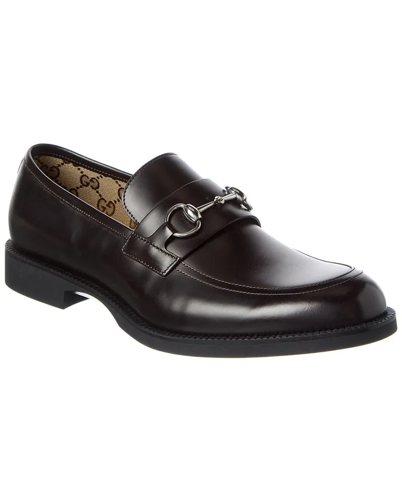 Gucci Horsebit Leather Loafer Black