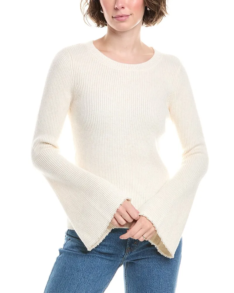 Splendid Farah Wool-Blend Sweater White
