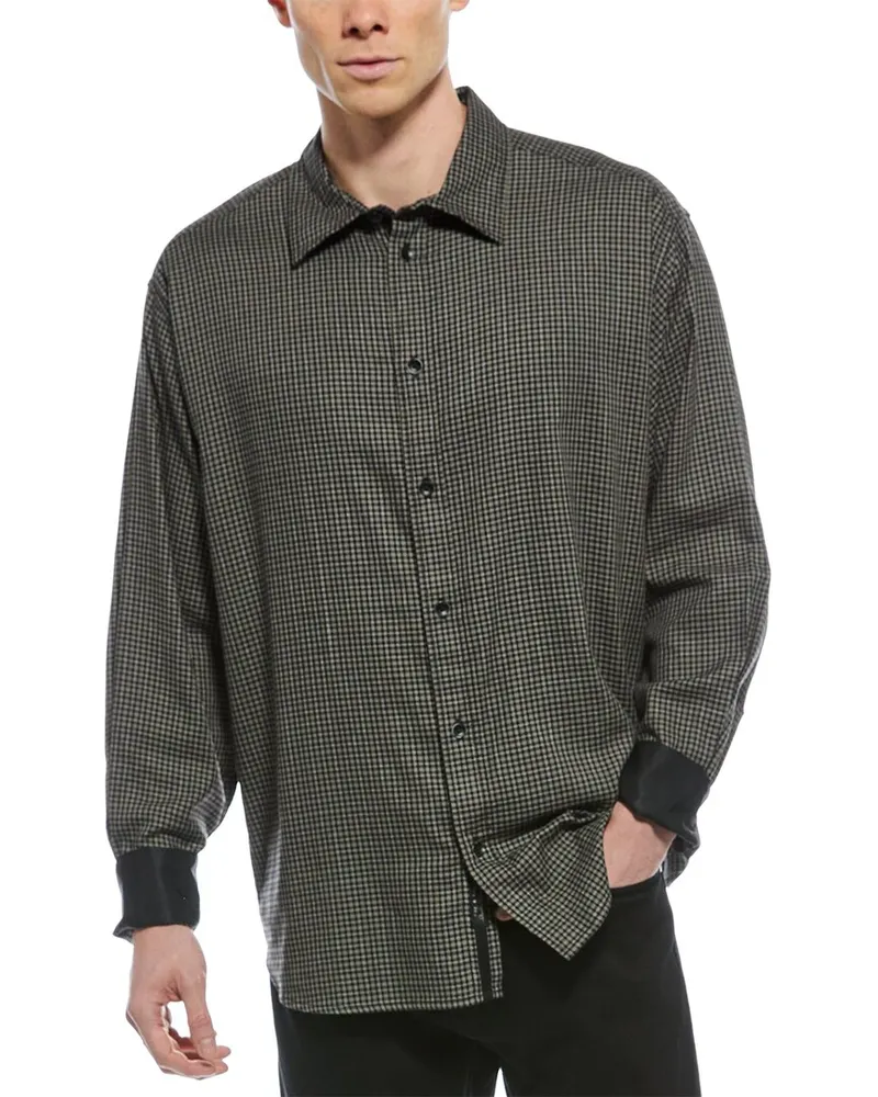 Rag & Bone Matthew Flannel Shirt Green
