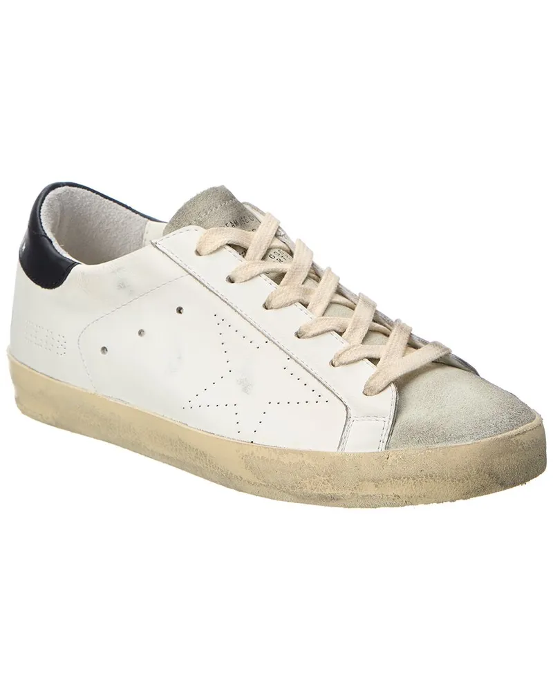 Golden Goose Superstar Leather & Suede Sneaker White