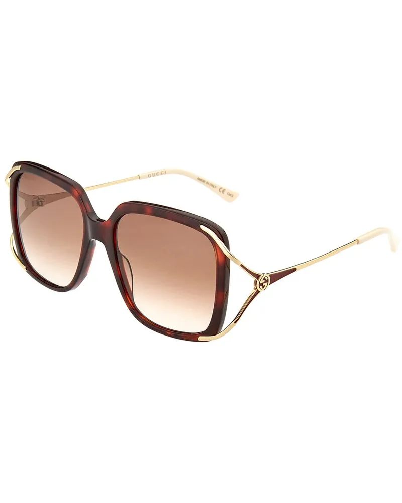 Gucci Women's GG0647S 56mm Sunglasses Brown
