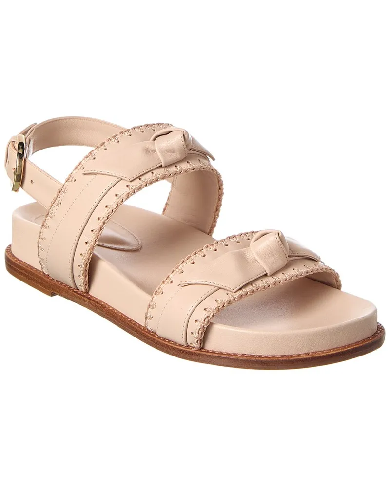 Alexandre Birman Regina Sport Leather Sandal Pink