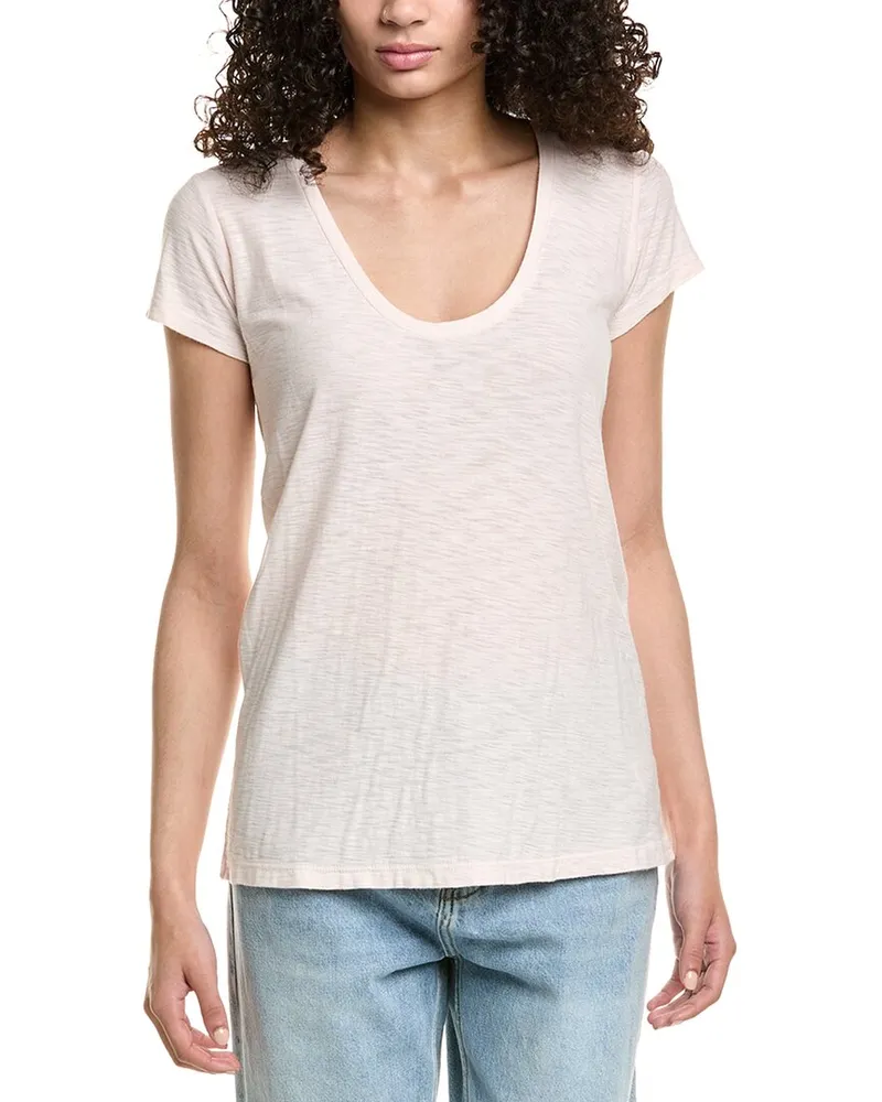 James Perse Solid T-Shirt Nocolor