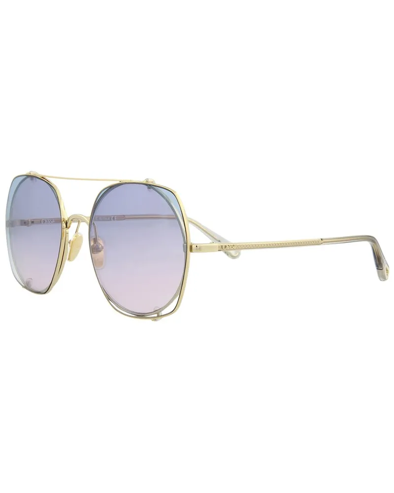 Chloé Women's CH0042S 56mm Sunglasses Gold
