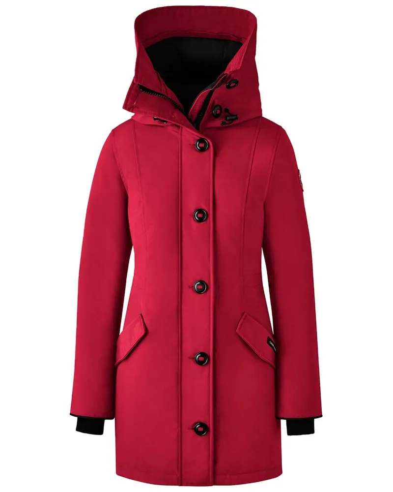 Canada Goose Rossclair Parka Heritage Slim Fit Parka Red