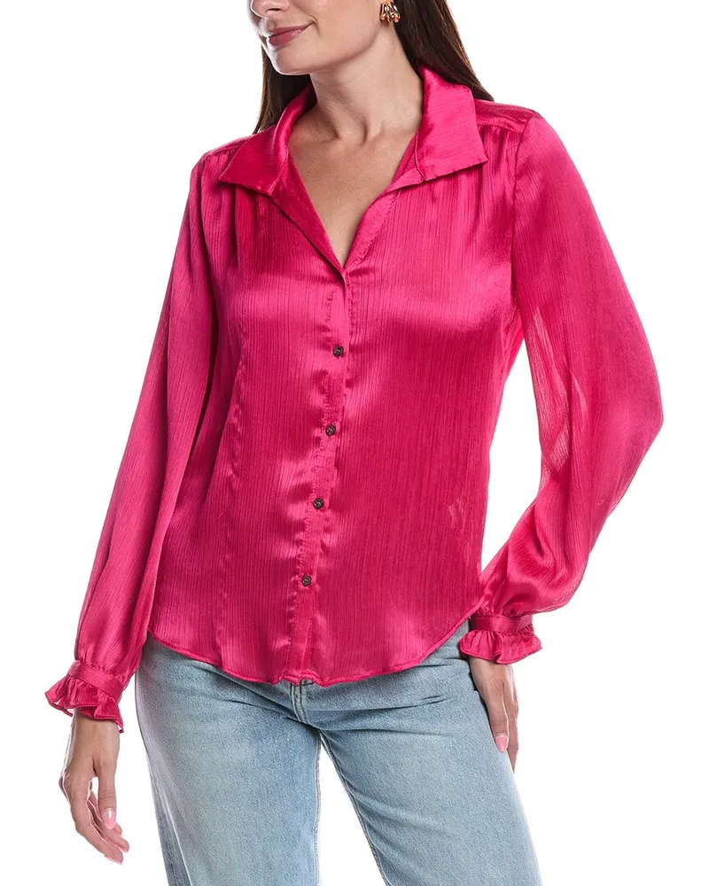 Vince Camuto Ruffle Cuff Blouse Pink