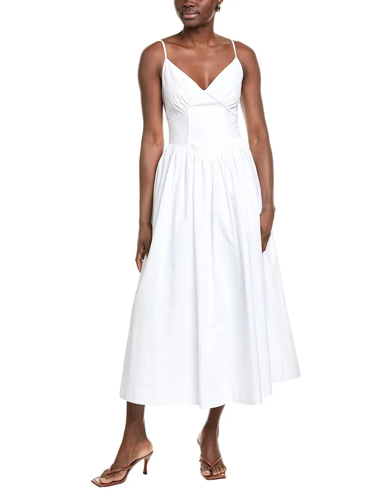 NICHOLAS Becker Midi Dress White