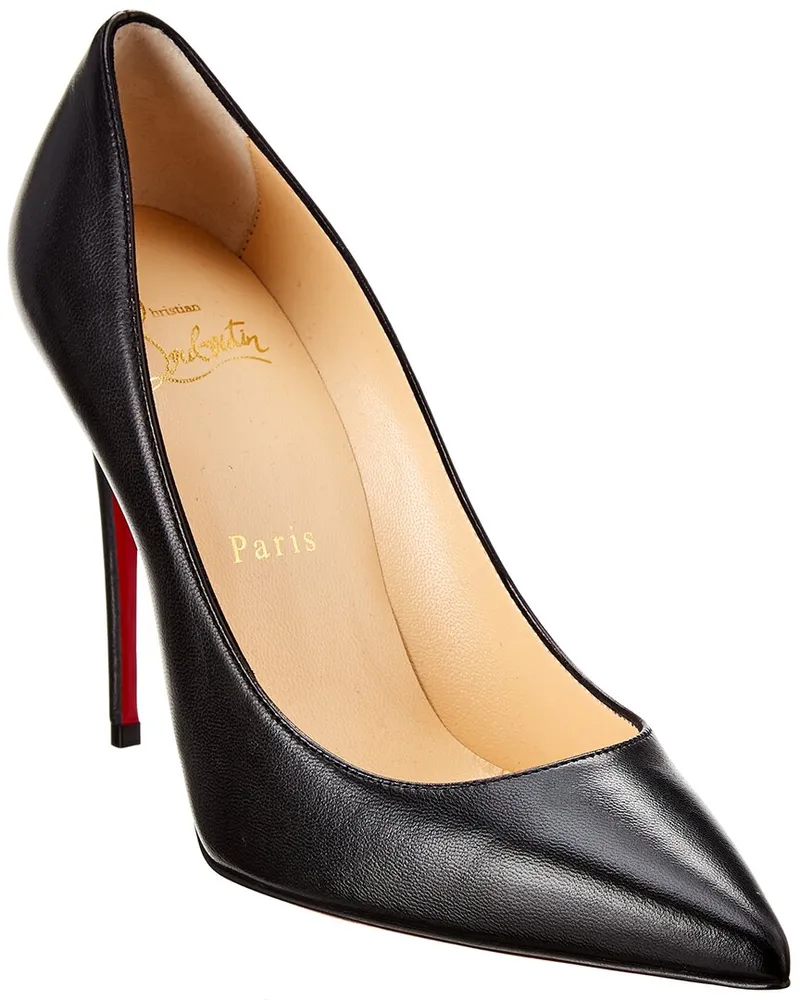 Christian Louboutin Kate 100 Leather Pump Black