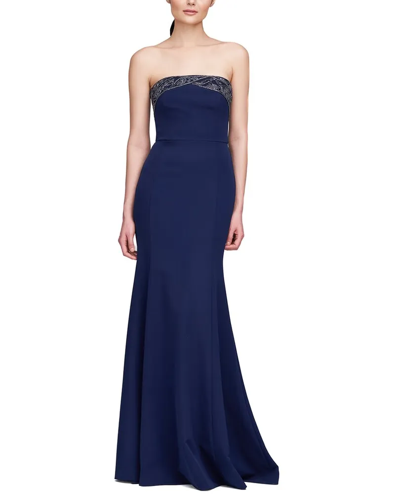 THEIA Londyn Strapless Gown Nocolor