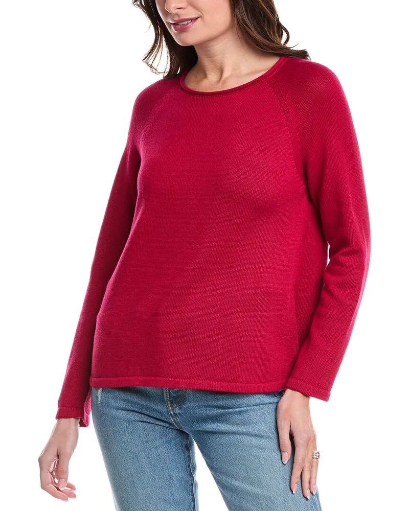 Eileen Fisher Raglan Sweater Pink