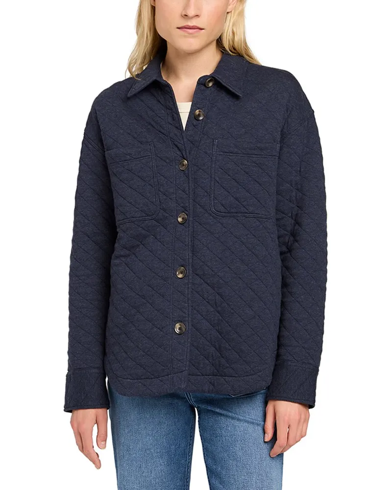 Faherty Epic Quilted Fleece Shirt Jacket Nocolor